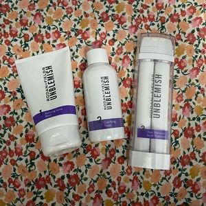 Rodan + Fields Unblemish 3 step facial treatment